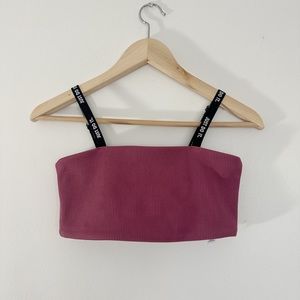 NIKE bandeau top (sports bra) small